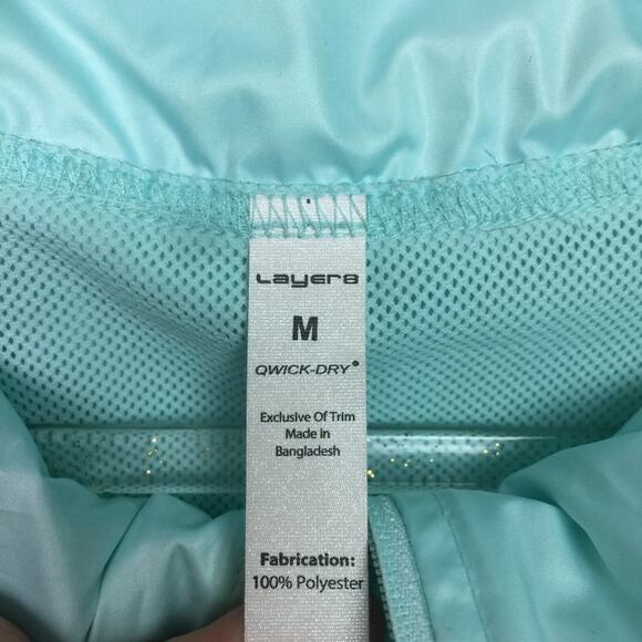 LAYERS Bright Blue Windbreaker Jacket Size M - Picture 7 of 8